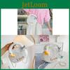 Cute Cartoon Plush White Goose Mini Shoulder Bag With Zipper Closure For Girls