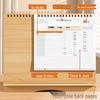 Inspirational Wooden Desk Calendar 2026 with Memo Pad - Customizable Creative Advertising Calendar