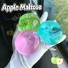 Soft Crystal Transparent Apple Maltose Squishy Stress Ball Moldable Non Bounce Asmr Sensory Squeeze Toy Stress Relief Desk Decor
