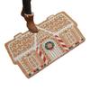 Christmas Mats For Front Door Gingerbread House Decorative Non-slip Door Mat 32x20 Inch Holiday Outdoor Rug For Holiday Outdoor