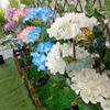 3 Head Lawn Light Hydrangea Landscape Lamp House Decoration LED Solar Lamp  Holiday