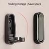 2 Pack Practical Wall Hooks Practical Kirsite Construction 55lb Weight Capacity Foldable Design Space Saving Home Organization