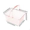 Shopping Basket Storage Ergonomic Multipurpose with Handle Supermarket Organizer for Fruits