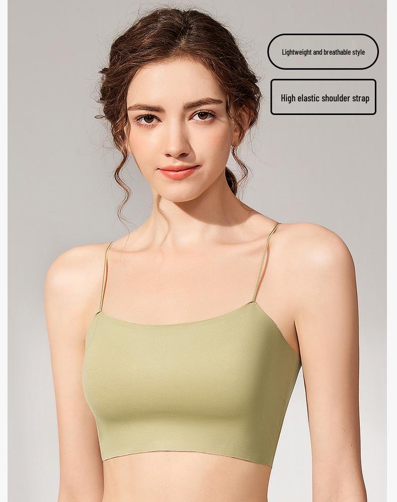 Minimalist Strapless Wire-Free Seamless Bandeau Bra