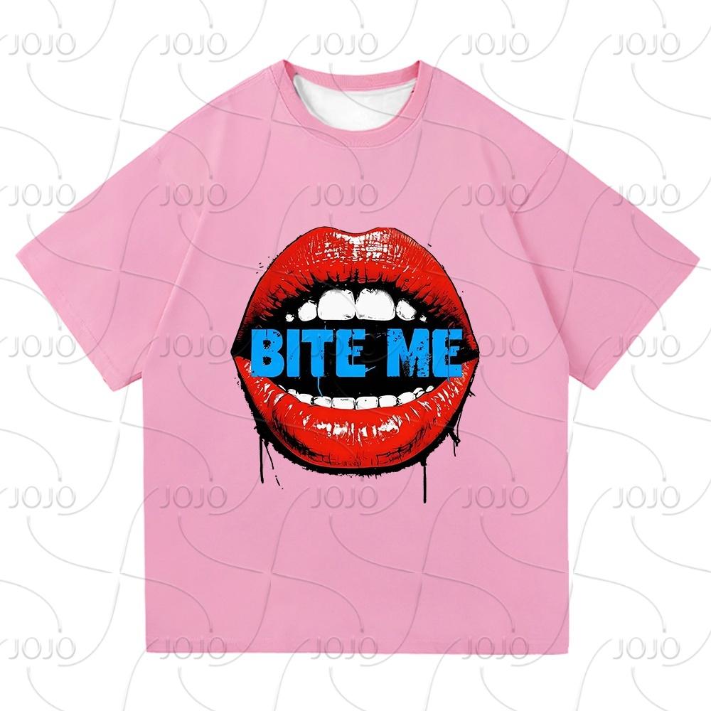 Reneé Rapp Bite Me TShirt 2025 Retro Fashion Men/women Clothing Retro Harajuku Quick Drying Clothes Vintage Hiphop T-Shirts