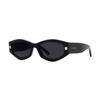 Givenchy Acetate Irregular Shape Sunglasses Men's Black