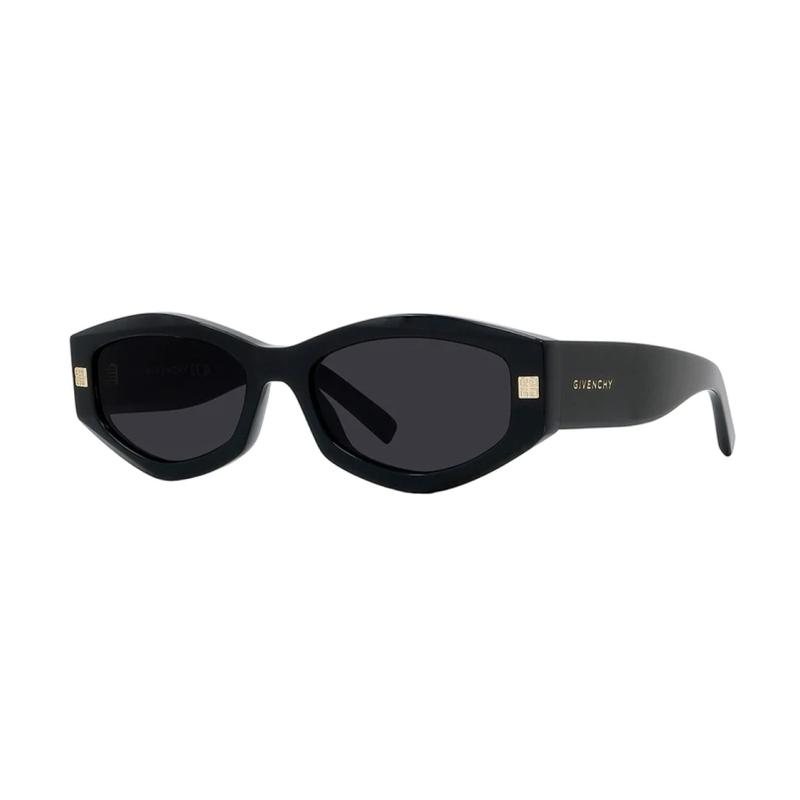 

Givenchy Acetate Irregular Shape Sunglasses Men s Black 54 чёрный