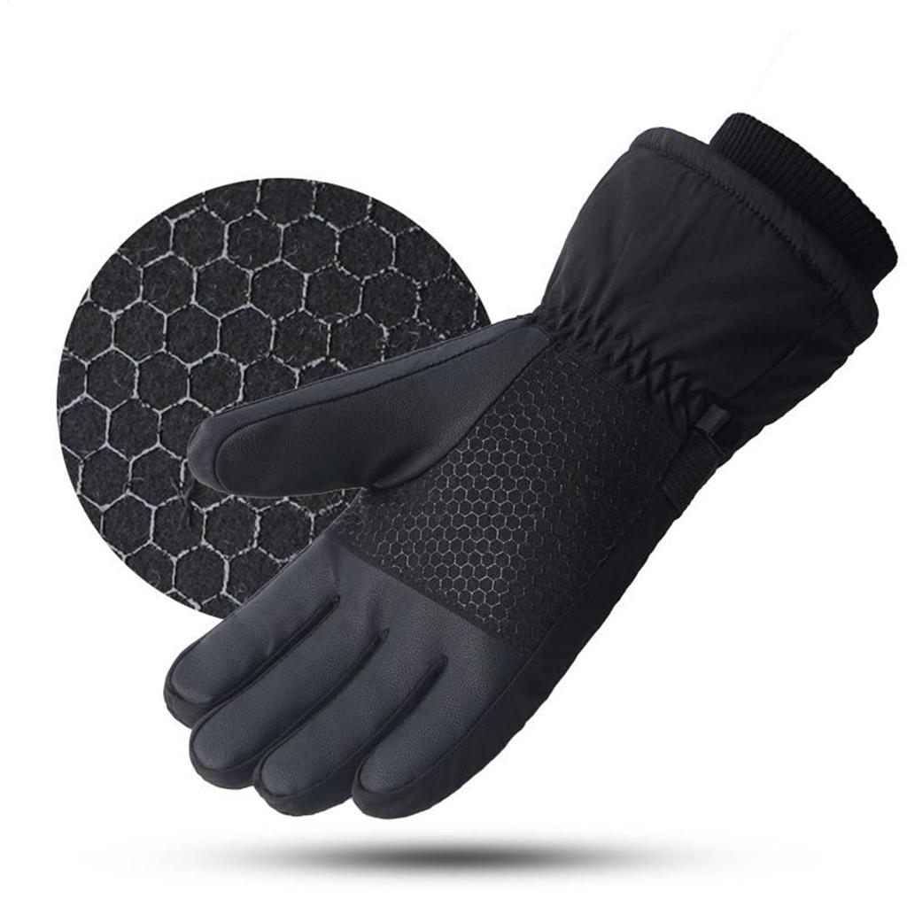 Rechargeable Heated Gloves 3 Modes Adjustable Full Finger Heated Winter Hand Warmer Touchscreen Mitten Hand Warmer For Travel
