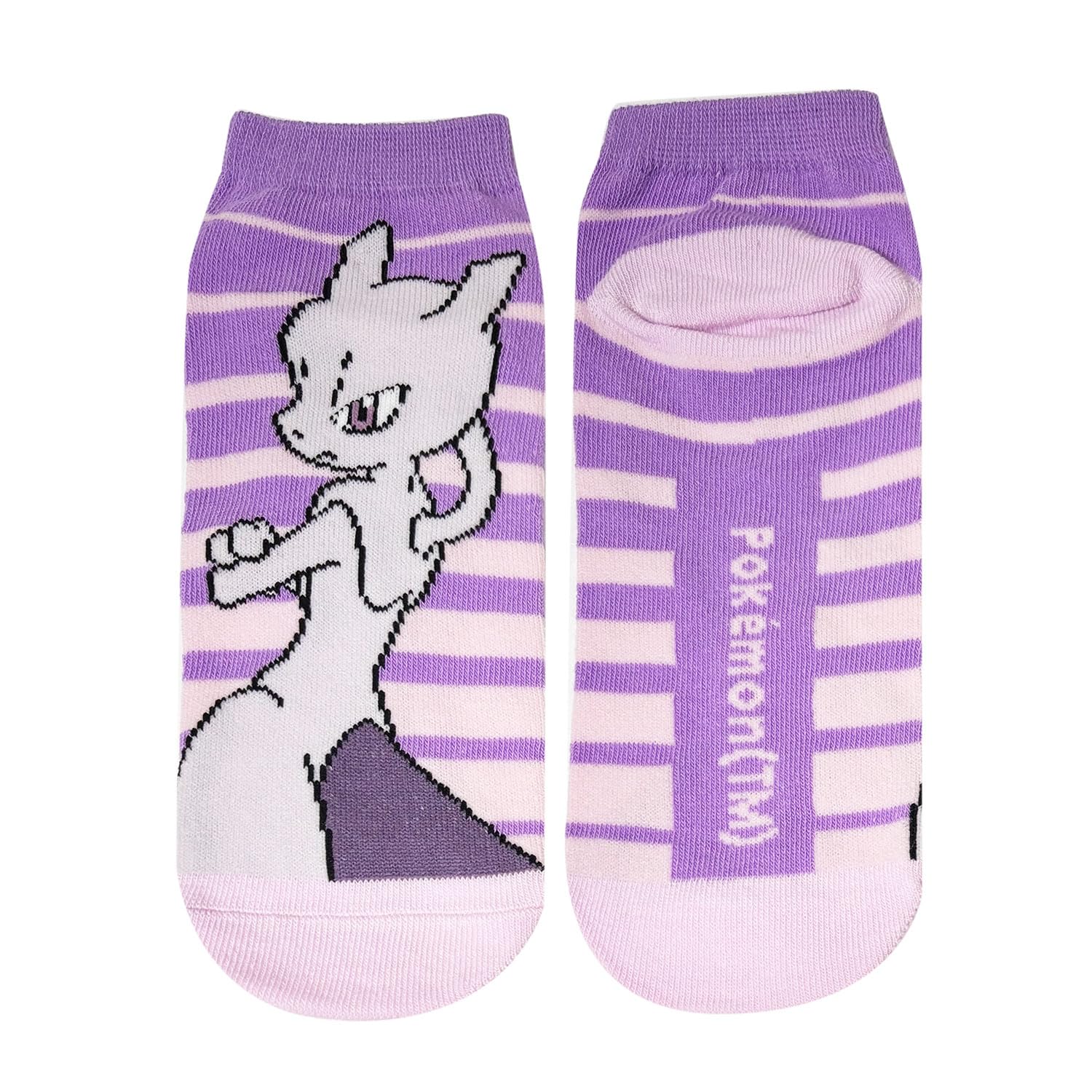 Small Planet Character Mewtwo Large Pokémon Socks, Border,