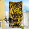 Borussia Dortmund Customizable Name Beach Towel High Absorbency & Quick-Dry