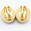 CHANEL COCO Mark Earring Vintage Green gold Plated Gold 18.72g Women Used