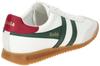 Gola Classics Men's Torpedo Leather Trainers White/evergreen/deep Red