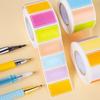 Color Label Sticker Self-Adhesive Label Sticker Waterproof Self-Adhesive Logo Handwritten Name Name Sticky Note Index Stickers