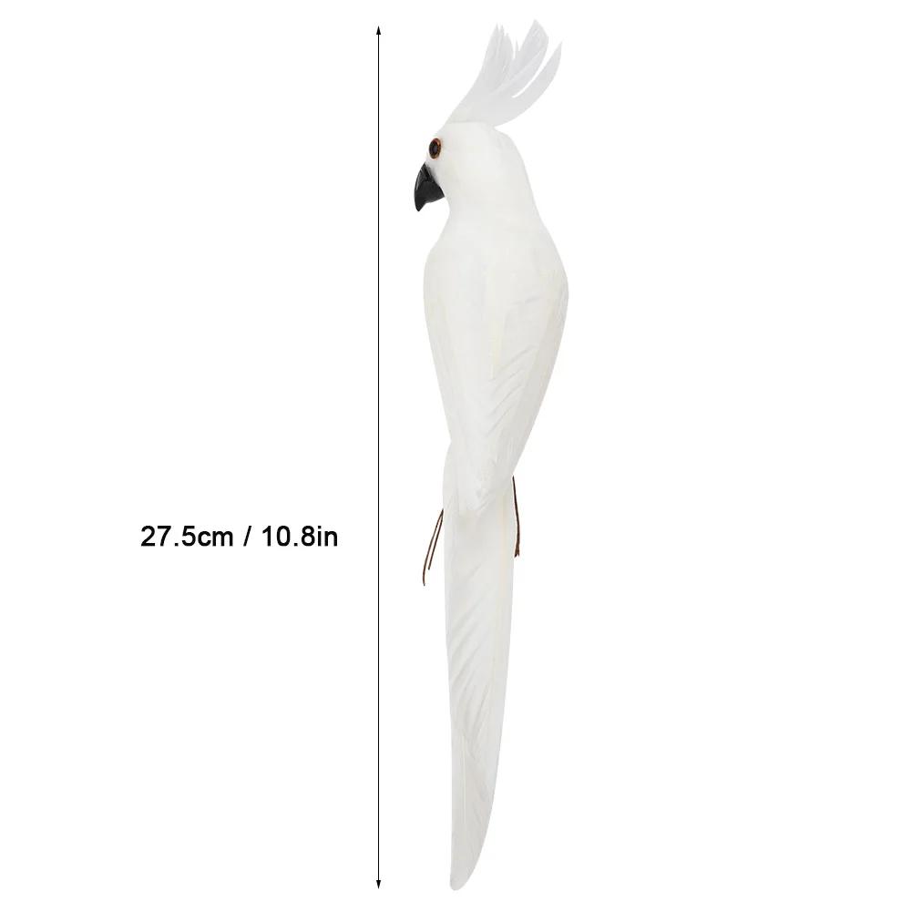27.5cm Cute Simulation Foam Parrot Artificial Bird Decor For Garden Home Decoration