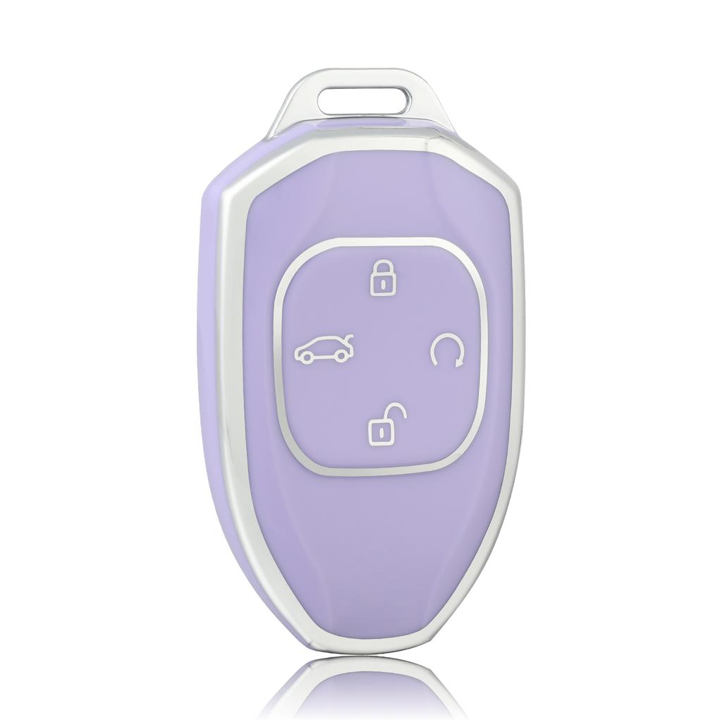Car Key Case Cover Keychain for Trumpchi GAC 2021 Empow J11 J12 J13 J14 J15 J16 GS8 GN8 2022 2023 Soft TPU Key Fob Key Protector