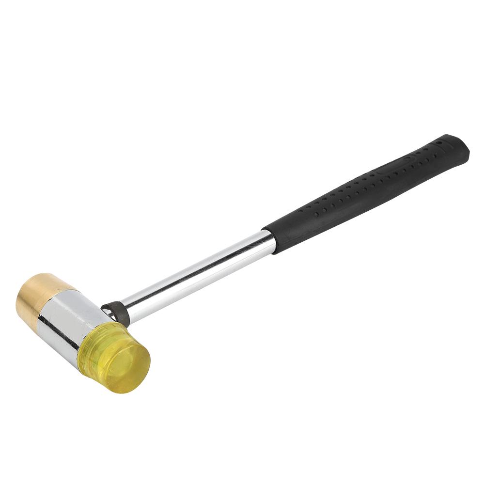 Yellow Guitar Plastic Hammer Brass Rubber Head Ukulele Musical Instrument Accessories