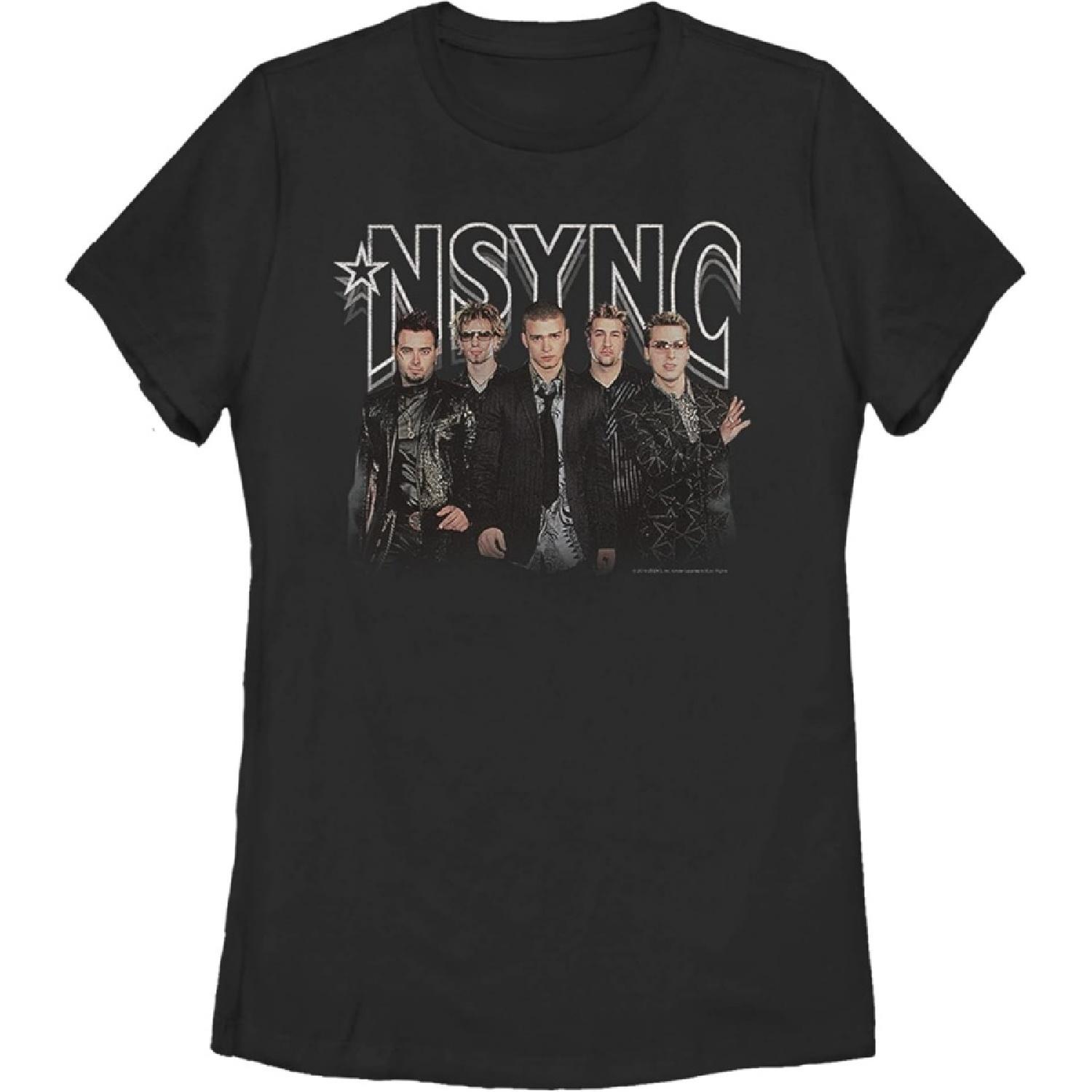 Женская футболка Fifth Sun с принтом NSYNC Rocker Band Pose S