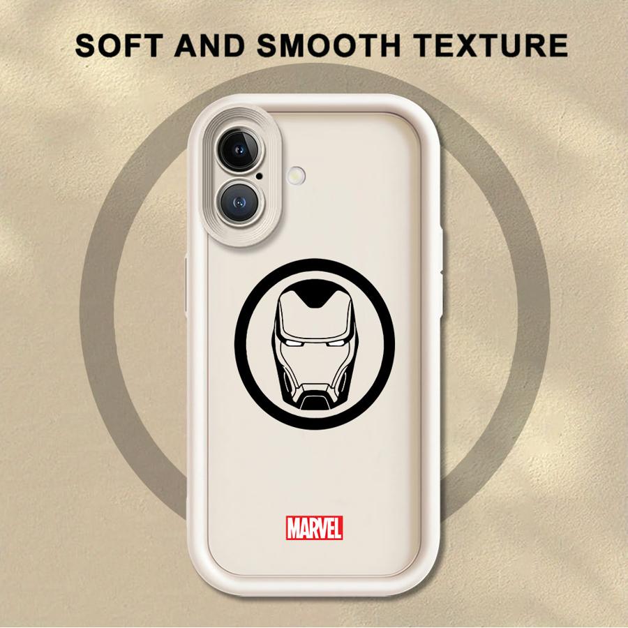 Weiche Hülle für iPhone XR 15 16 14 Plus 16e XS Max 13 12 11 Pro Max 17 Air Marvel Sipider Man Ironman
