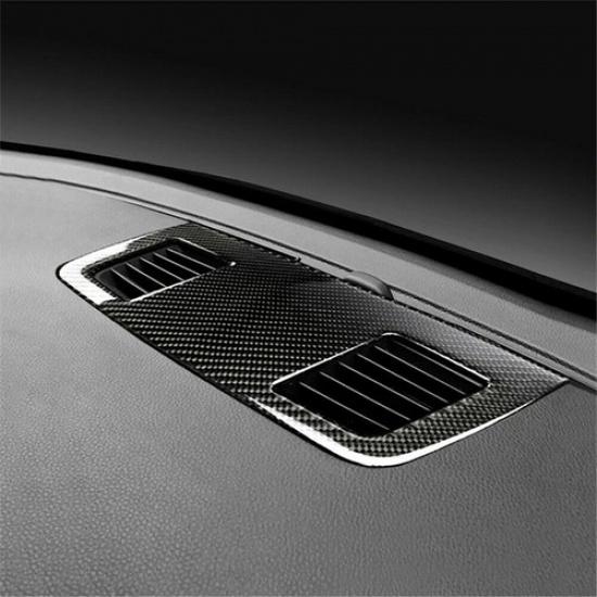 Carbon Fiber Vent Dashboard Air Cover Outlet Trim For BMW 3Series E90 E92