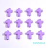 Colored Acrylic Cross Beads for DIY Jewelry and Bracelets