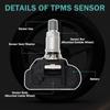 TPMS Tire Pressure Sensors 433MHz Programmed TPMS Sensor Compatible with Mercedes-Benz Smart Infitini Replaces # A0009050030 A0009051804