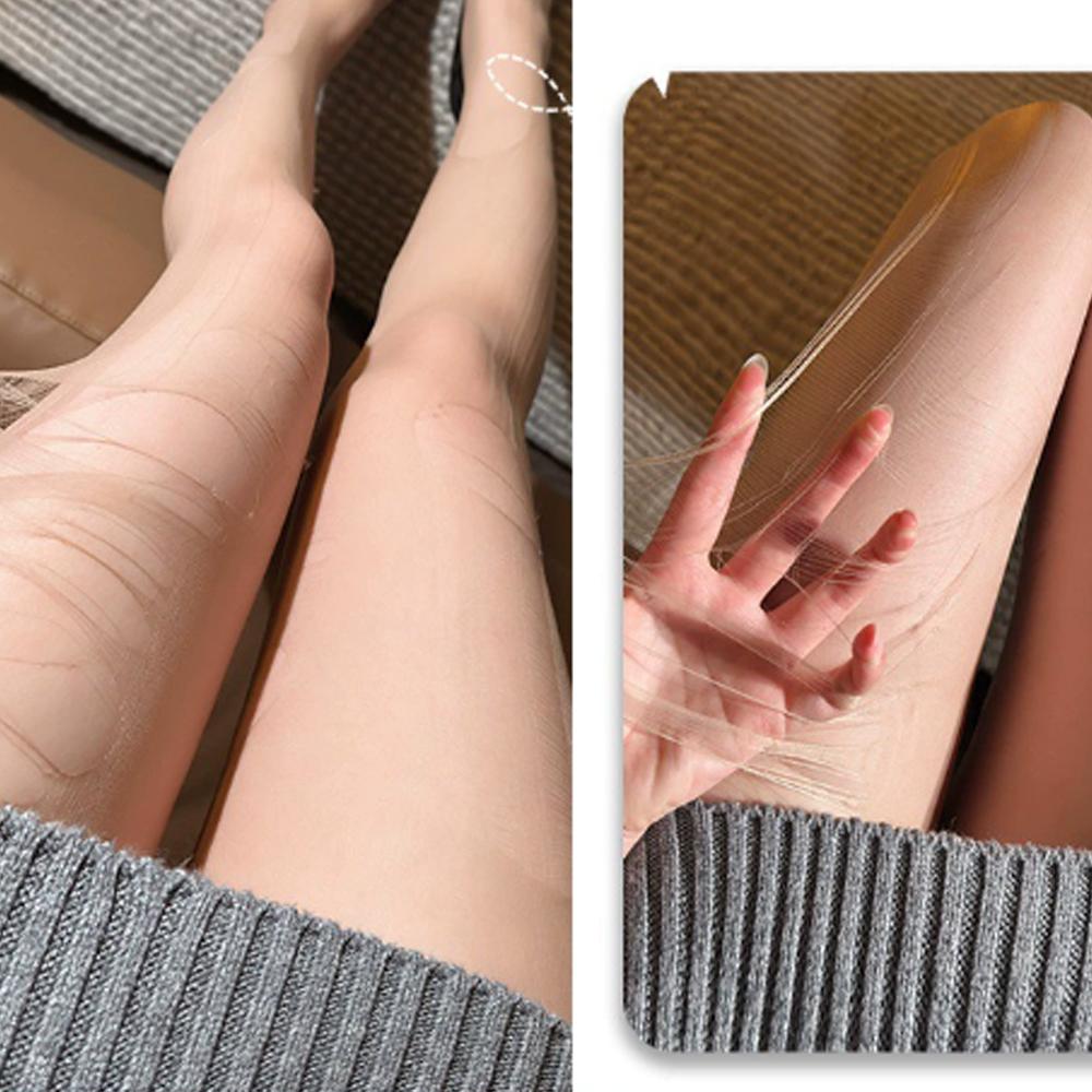 Fashionable One-time Stretchable Solid Polyester Ultra-thin Sexy Lingerie High Waist Tights Women Black Pantyhose