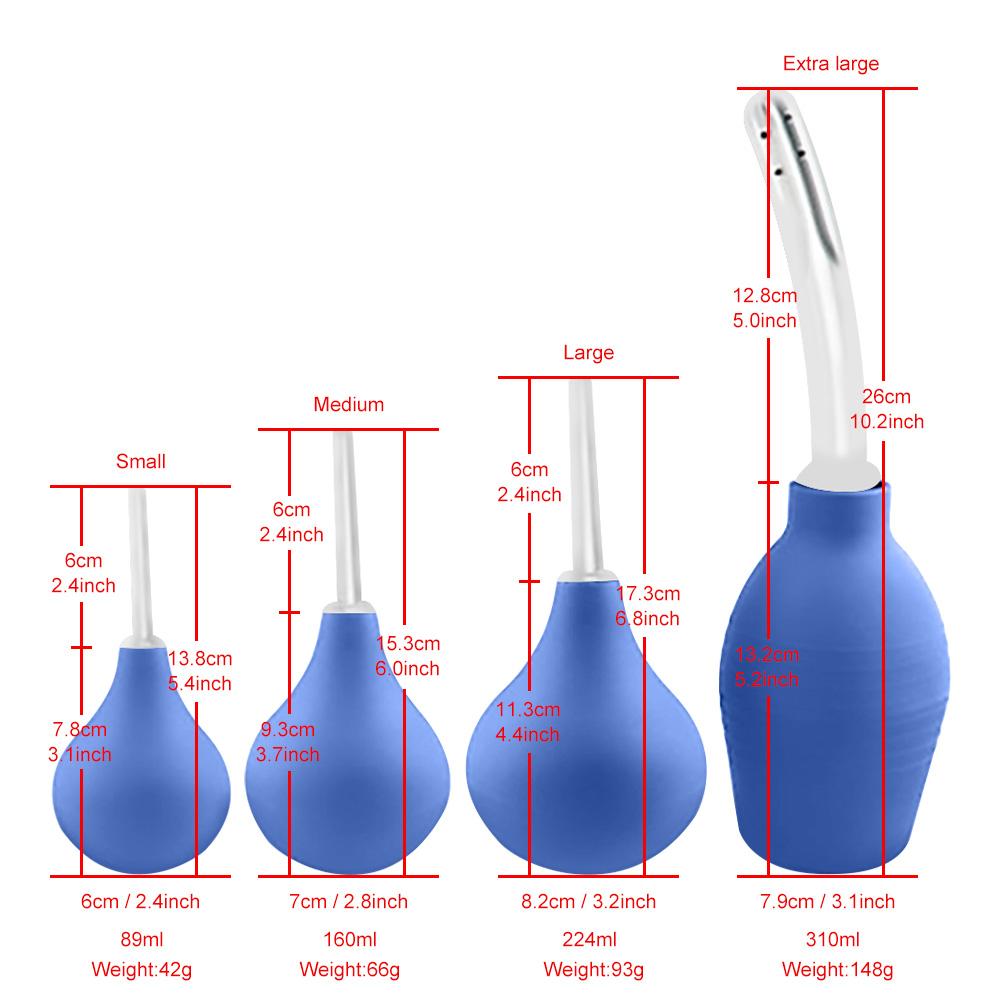 Butt Plug Sex Toys Anal Washer Nozzle Pump For Women Vaginal Shower Men Anal Cleaner Adults  Cleaner Douche Enema Product