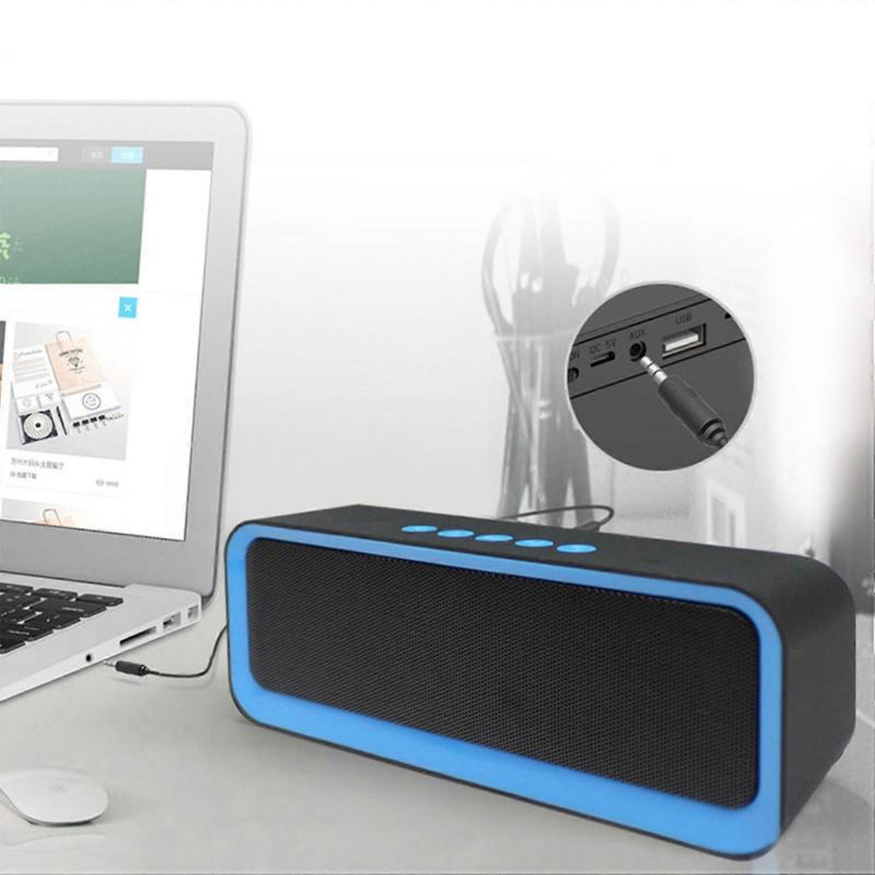 Kabelloser Bluetooth-Lautsprecher Tragbarer Outdoor-Stereo-Surround-Lautsprecher Subwoofer-Auf Lager