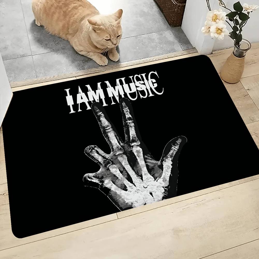 Rapper Playboi Carti I am Music Floor Mat Rectangle Anti-slip Home Soft Badmat Front Door Indoor Outdoor Mat Hotel Decor Mat