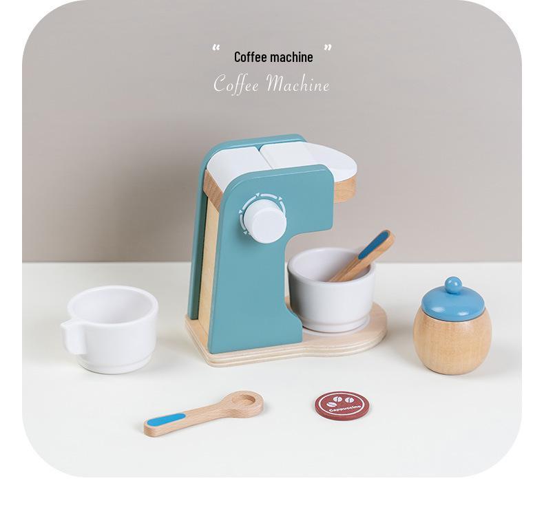 Wood Kids Play Kitchen Set: Pretend Cooking Toy for Boys & Girls, Ideal Birthday Gift