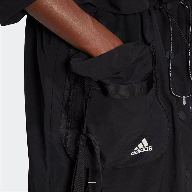 Adidas 3 In 1 Parka Sports Casual Hooded Jacket Women Jacket Black GI4631