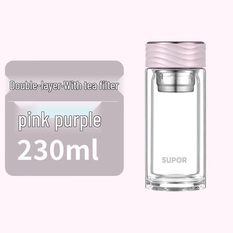 SUPOR Double-Walled Glass Tea Infuser Mug