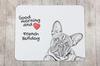 French Bulldog, Frenchie - mouse pad with print, personalized dog-themed mouse pad, unique gadget for an office worker by Art-Dog brand