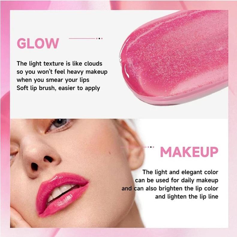 Pearl Glitter Lip Gloss Wasserdicht Schimmernder Lipgloss Hydra Moist Langanhaltende Candy Color Sexy Lip Glaze