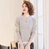 Women's Warm Long Sleeve Round Neck Knit Sweater