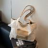 Large-capacity Woven Bag Women's Summer New Simple Shoulder Handbag Commuter Tote Bag