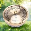 Barometer Analog Atmospheric Pressure Meter Manual Operation Antique Style Meteorology Equipment for Laboratory