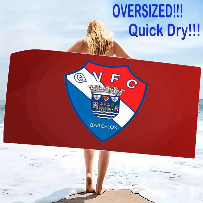 Gil Vicente FC Print Beach Towel, Large Soft Quick Dry Towel for Beach Camping Swimming