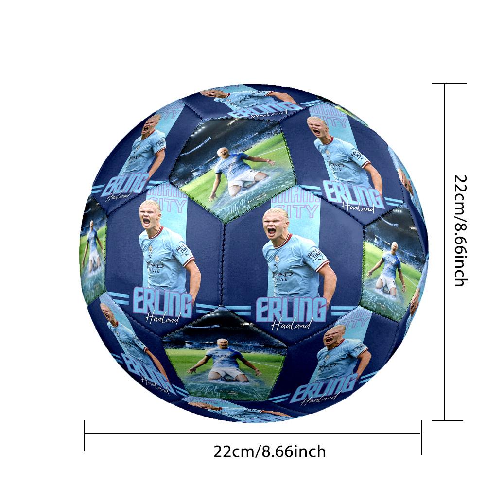 Haaland Manchester City Soccer Ball Size 5 Football Machine Sewn Indooroutdoor Universal Football Perfect Commemorative Gift For Soccer Lovers