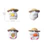 New Cute Eating Straw Hat Hamster Car Accessories Car Toy Center Console Decoration Car Interior Decoration Pendant