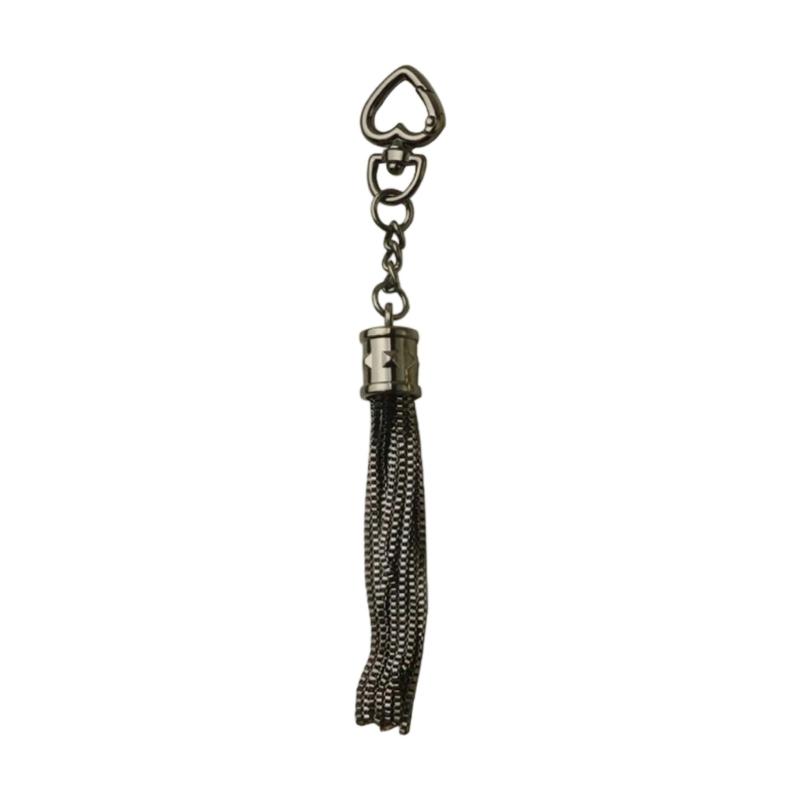 15cm Metal Keychain Tassels Ornament Practical Luggage Accessories Fashion Bag Charm for Travel and Daily Use