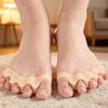 1 Paar Silikon-Zehentrenner Hallux-Valgus-Korrektor Hammerzehen-Korrektor Weiches Silikonmaterial zur Zehentrennung Fußpflege-Werkzeug