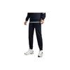 Anta Solid Print Elastic Waistband Sports Pants Men Bottoms Black 152247304-3
