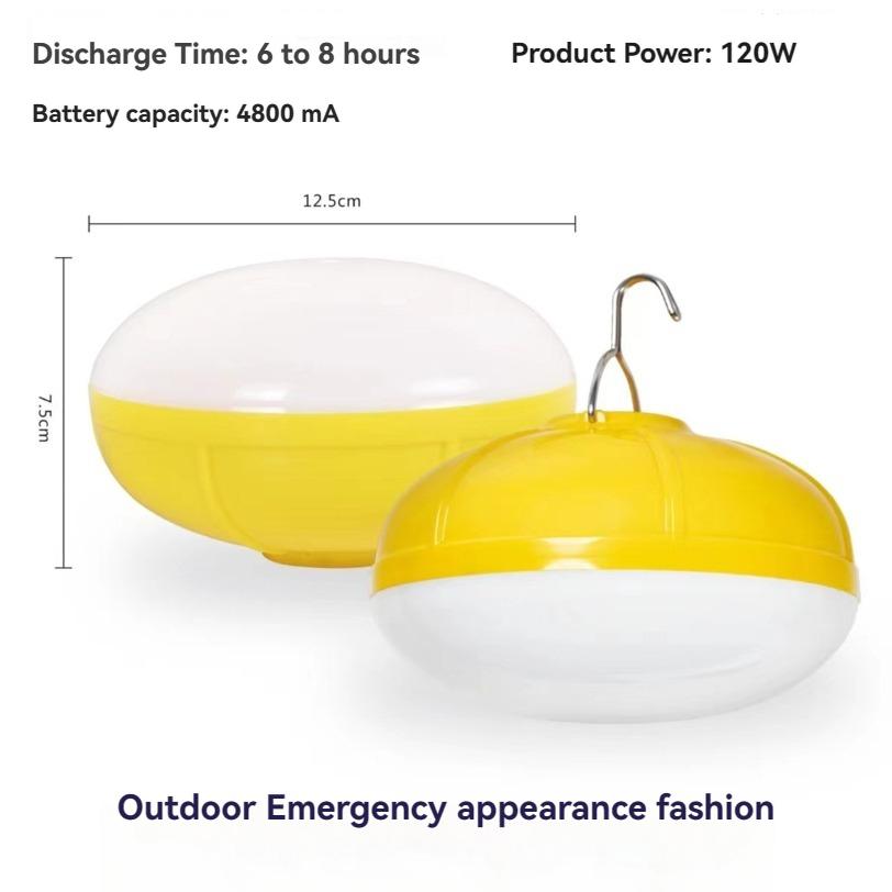 60W/120W/300W Rechargeable LED Lamp Bulb for Camping, Fishing, and Emergency Lighting - Portable and Long-lasting Light Source