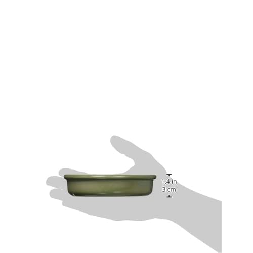 Banko Ware Ajillo Pot, Mini Pot, Stovetop Safe, Ajillo Bowl, Large, Approximately 14cm Diameter, Green, Ceramic, Microwave and Oven Safe, Made in Japa