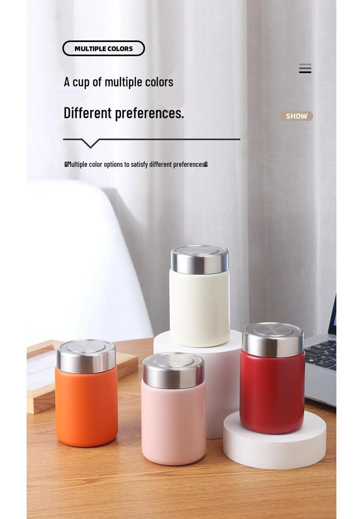Customizable Mini Stainless Steel Thermos Cup for Kids - Portable and Perfect for Gifts