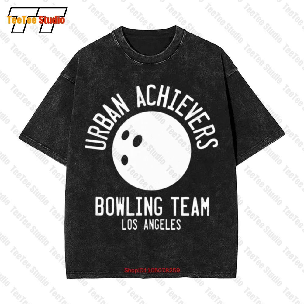 The Big Lebowski Urban Achievers Bowling Movie Vintage Oversized TShirt VRS S