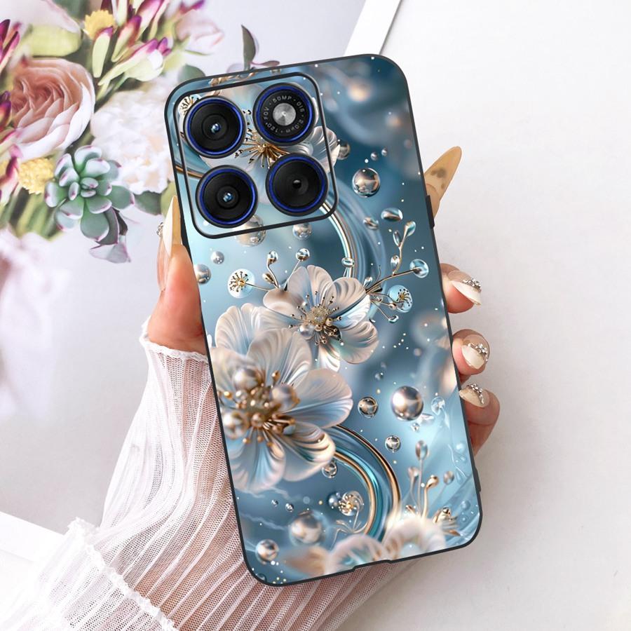 For Motorola Edge 70 / Moto X70 Air Back Cover for Moto Edge70 X 70Air Case TPU Soft Silicone Cute Cat Printed Phone Case Cover