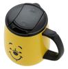 Maebata Winnie the Pooh Stainless Steel Mug with Lid Face Mug Boxed Insulating Structure Thermo Stainless Steel 300ml Disney 52822 Thermal/Cold D-WP33