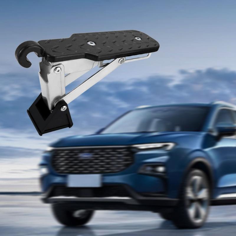 Heavy Duty Metal Door Step for Car Roof Loading 7 Leveling Height Adjustment easy installs Car Door Step for Vehicles